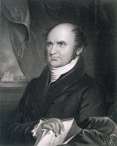 Levi Woodbury, grabado por Robert E. Whitechurch de James Barton Longacre