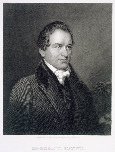 Robert Young Hayne grabado por Henry Bryan Hall de James Barton Longacre