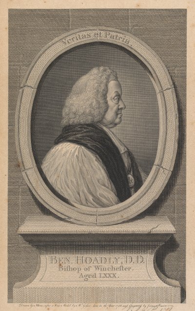 Benjamin Hoadly, obispo de Winchester de James Basire
