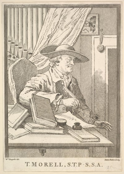 Thomas Morell, S.T.P.- S.S.A., febrero de 1762 de James Basire I