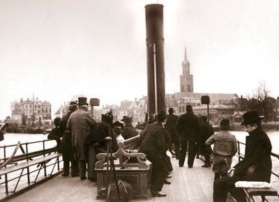 Pasajeros del ferry, Laandam, 1898 de James Batkin