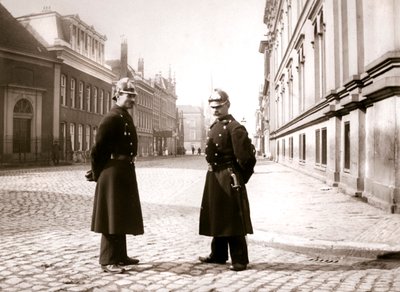 Policías, Róterdam, 1898 de James Batkin