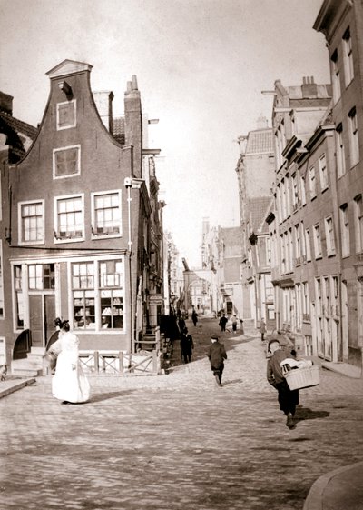 Escena callejera, Róterdam, 1898 de James Batkin
