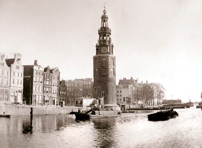 La Montelbaanstoren, Ámsterdam, 1898 de James Batkin