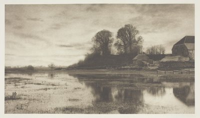 Atardecer, impreso en abril de 1890 de James Booker Blakemore Wellington