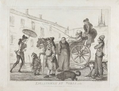 Inglés en París, 1767 de James Bretherton