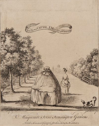 Escenario de la mascarada Jardines de Kensington de James Bretherton