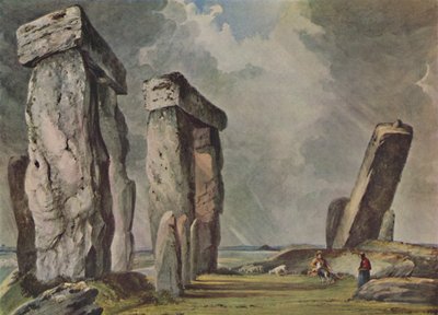 Stonehenge, Wiltshire, c1830, 1946 de James Bridges