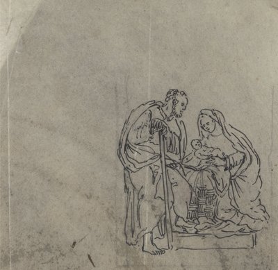 Boceto de hombre, mujer y niño de James Bruce