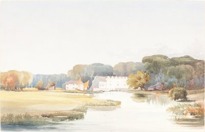 Molino de Horstead en el río Bure, Norfolk de James Bulwer