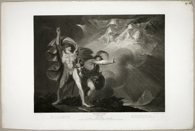 Las brujas aparecen a Macbeth y Banquo de James Caldwall