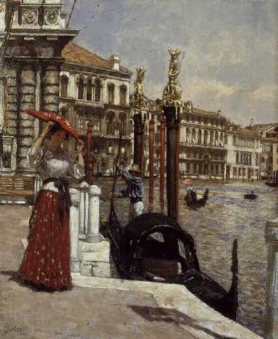 En el Gran Canal, Venecia de James Charles