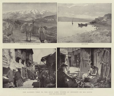 La Visita del Kaiser a Tierra Santa, Escenas de Interés en su Ruta de James Clark
