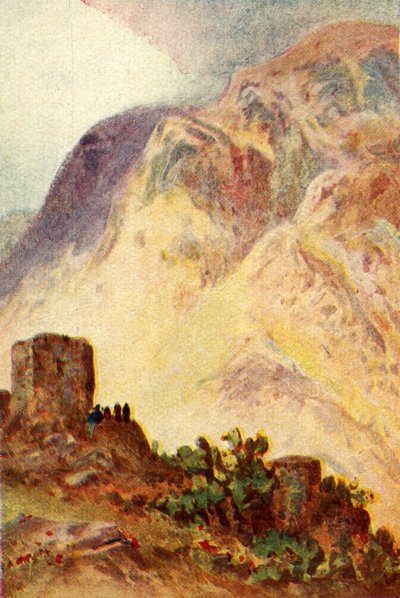 Monte Ebal y Monte Gerizim - Juan iv. 20, c. 1924. Creadores: James Clark, Henry A Harper de James Clark and Henry A Harper