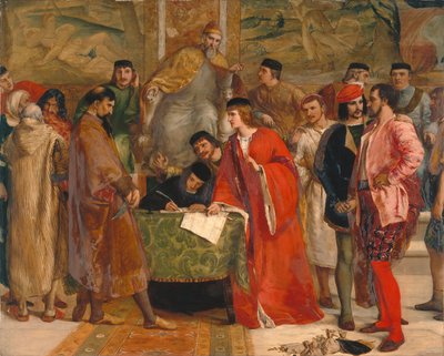 La derrota de Shylock de James Clarke Hook