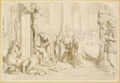 Un incidente en la vida de Santa Isabel de Hungría de James Collinson