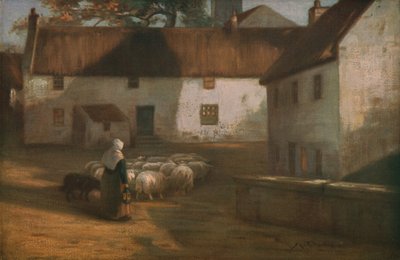 Al anochecer, finales del siglo XIX-principios del siglo XX, c1930 de James Coutts Michie