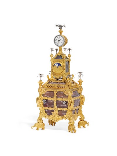 Reloj de mesa musical de Jorge III, c.1766 (ver también 1860) de James Cox