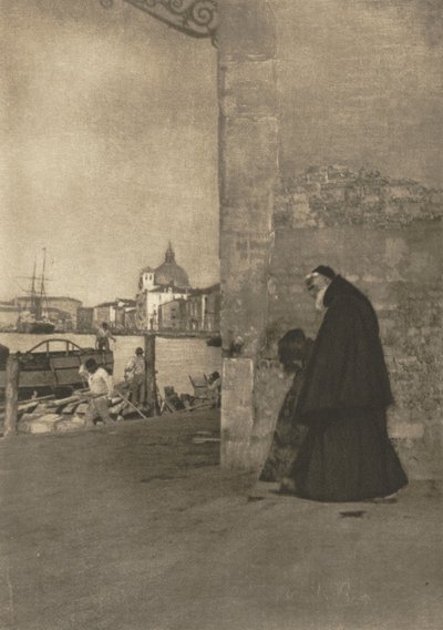 Camera Work: Un franciscano, Venecia, 1904 de James Craig Annan
