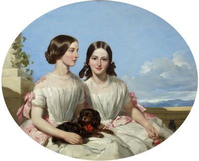 Las hermanas, Annie y Henrietta Marie Shaw de James Curnock