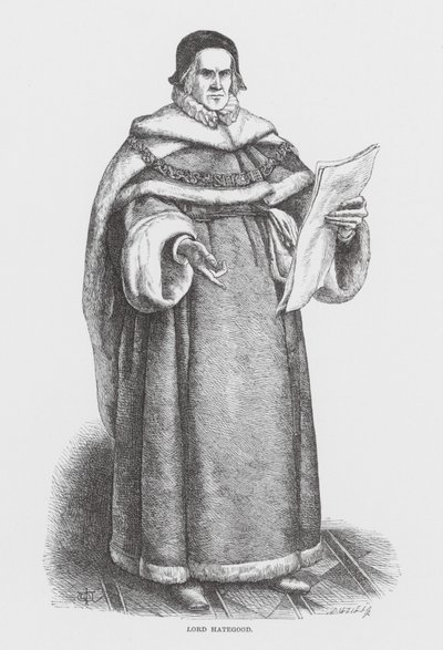 Lord Hategood (grabado) de James Dawson Watson