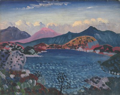 Bala Lake, c.1911 (óleo sobre tabla) de James Dickson Innes