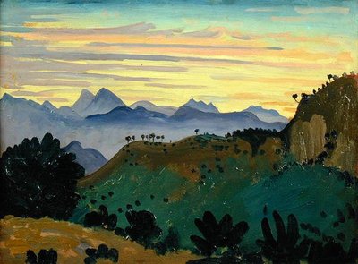 Atardecer, Sierra de Ronda, c.1912 de James Dickson Innes
