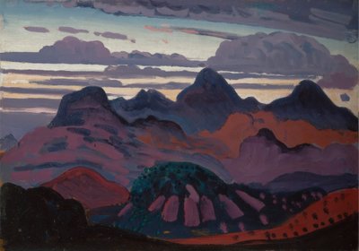 Los Moelwyns desde Llan Ffestiniog de James Dickson Innes