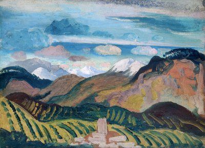 Vernet, Paisaje provenzal, 1912 de James Dickson Innes
