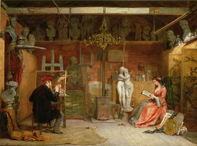 El estudio del artista de James Digman Wingfield