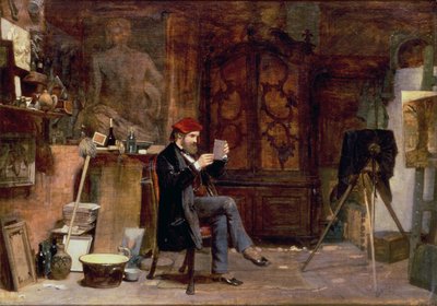 El estudio del fotógrafo, c.1850 de James Digman Wingfield