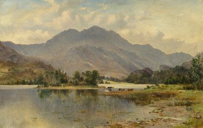 Paisaje, escena de las Tierras Altas de James Docharty