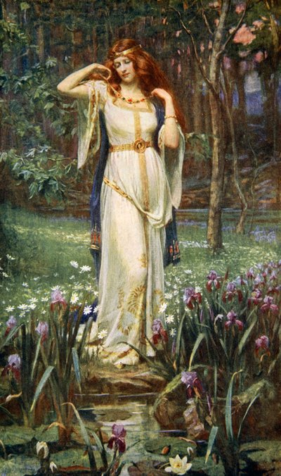 Freyja y el collar, 1890 de James Doyle Penrose