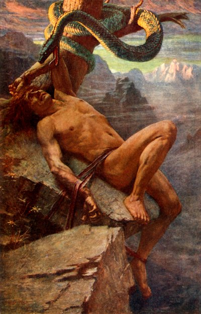 El Castigo de Loke, 1912 de James Doyle Penrose