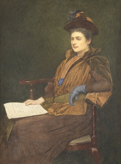 Srta. Agnes Ashbee, 1890 de James Dromgole Linton
