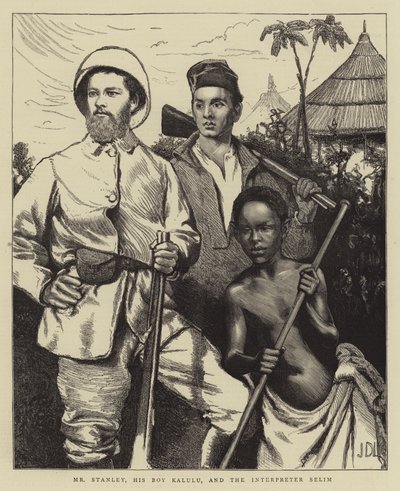 El Sr. Stanley, su Niño Kalulu y el Intérprete Selim de James Dromgole Linton