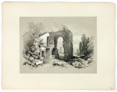 Aliscamps, W. Arles, de Selecciones pintorescas de James Duffield Harding