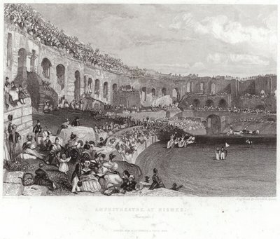 Anfiteatro en Nimes de James Duffield Harding