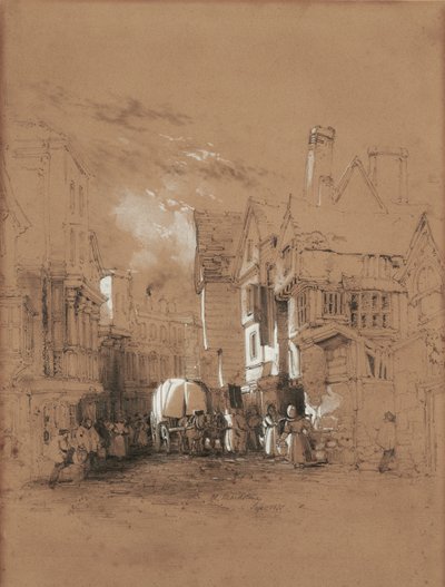 Bank Street, Maidstone de James Duffield Harding