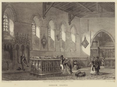 Iglesia de Cobham de James Duffield Harding