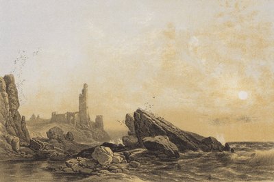 Castillo de Dunure de James Duffield Harding