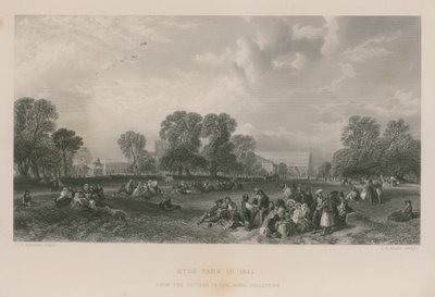 Hyde Park en 1851 de James Duffield Harding