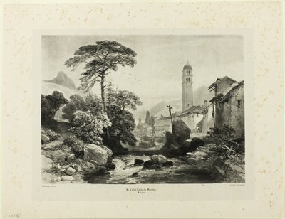 Le Casset; Vallee du Monetier de James Duffield Harding