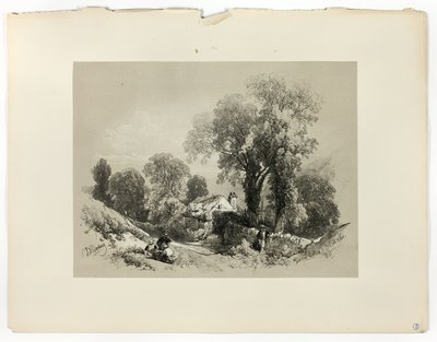 Cerca de Bettws y Coed, N. Gales, de Selecciones Pintorescas de James Duffield Harding