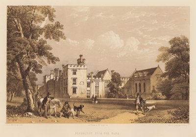 Penshurst del parque (aguatinta) de James Duffield Harding