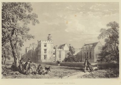Penshurst, desde el parque de James Duffield Harding