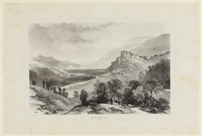Pontcharra, castillo de Bayard de James Duffield Harding