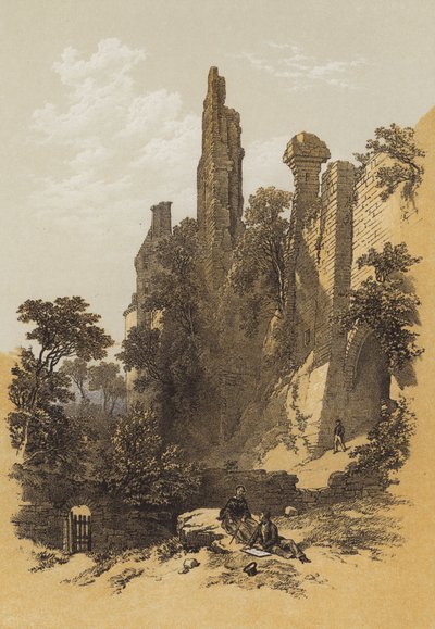 Castillo de Roslin de James Duffield Harding