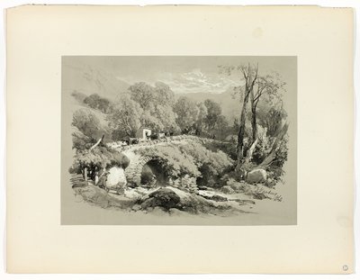 South Brent, Devon, de Selecciones Pintorescas de James Duffield Harding
