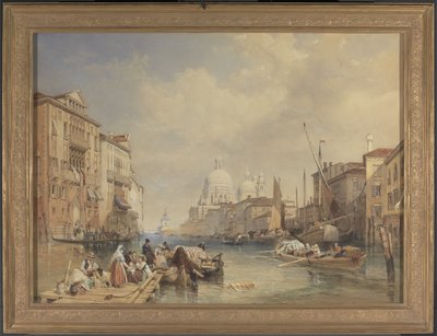 El Gran Canal, Venecia, 1835 de James Duffield Harding